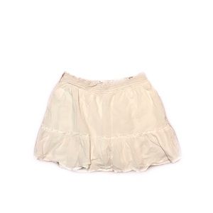 Y2k White Frilly Skirt